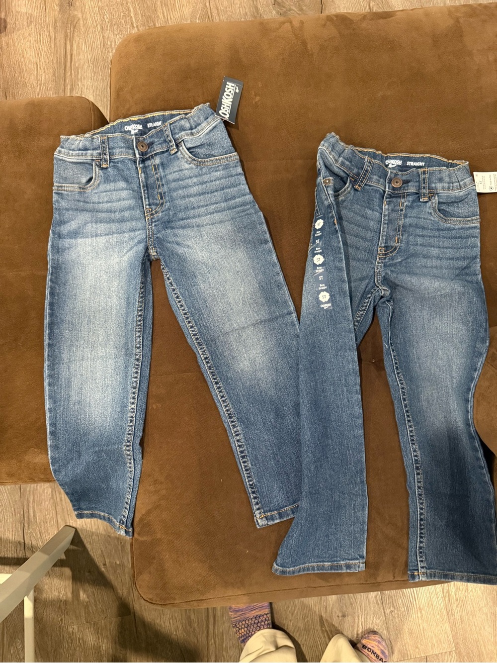 5T Boys' Denim straight legged Jeans.